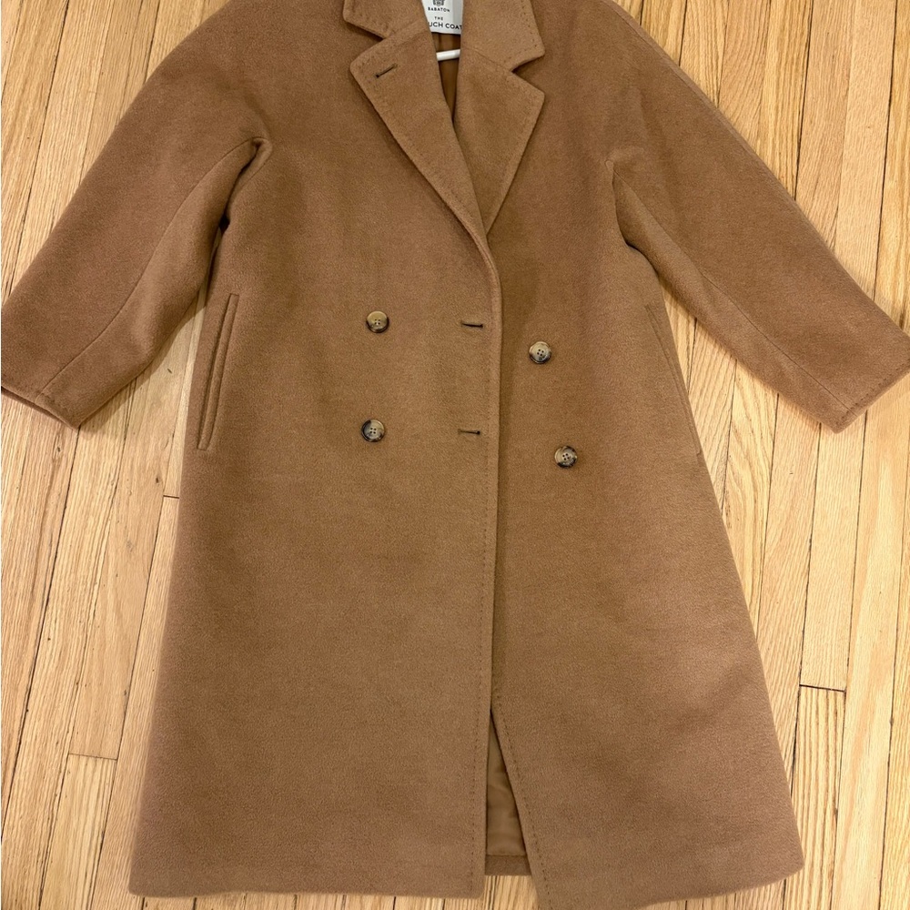 Aritzia reCamel Slouch Cocoa Sand Tan Coat XS short